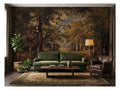 Autumn Classical Forest wallpaper in a styled room, view 1
