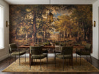 Autumn Classical Forest wallpaper in a styled room, view 3