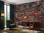 Colorful City Houses & Facades wallpaper in a styled room, view 3