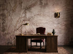 Beige & Brown Delicate Tree Branches wallpaper in a styled room, view 3