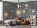 Solar System & Astronaut wallpaper in a styled room, view 1