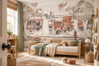 Fire Trucks & Rescue Helicopter wallpaper in a styled room, view 2